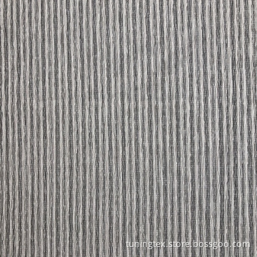 Knitted Crinkle With Black White Vertical Stripe